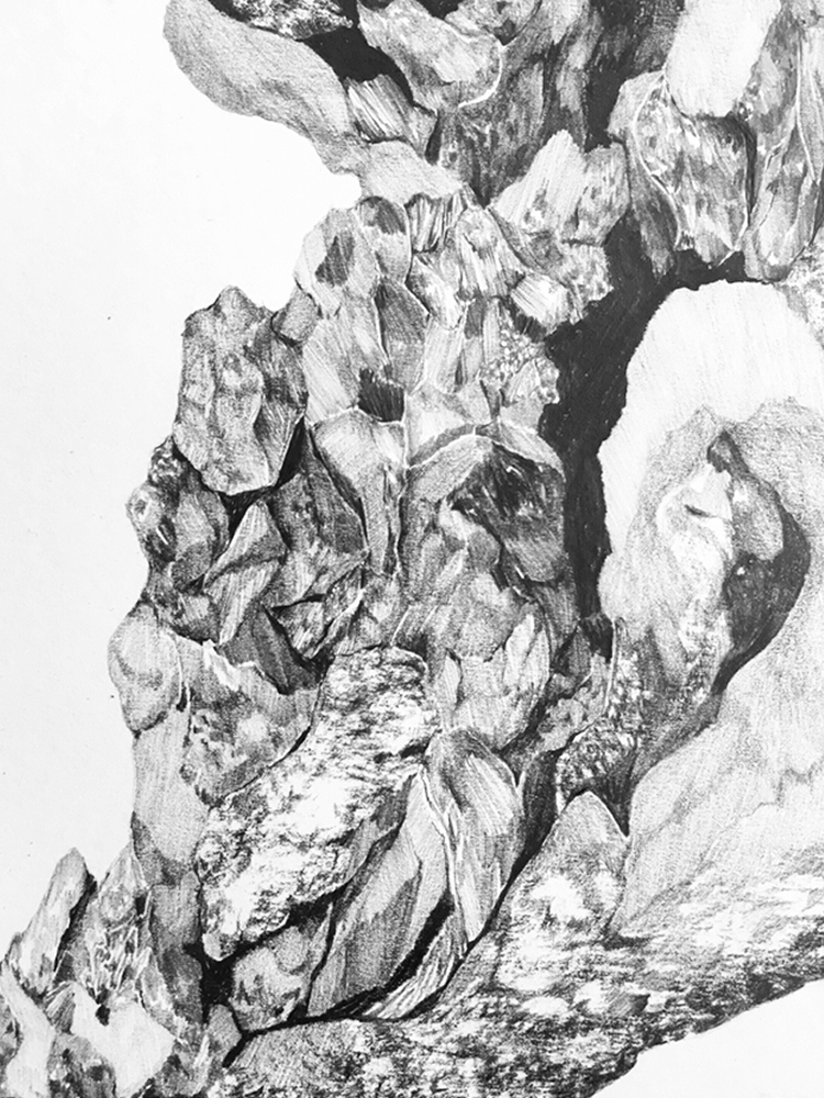 Dessin roches elsa barbillon