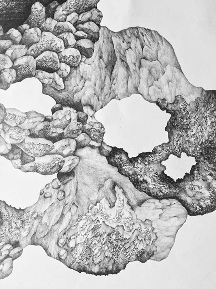 Dessin roches elsa barbillon